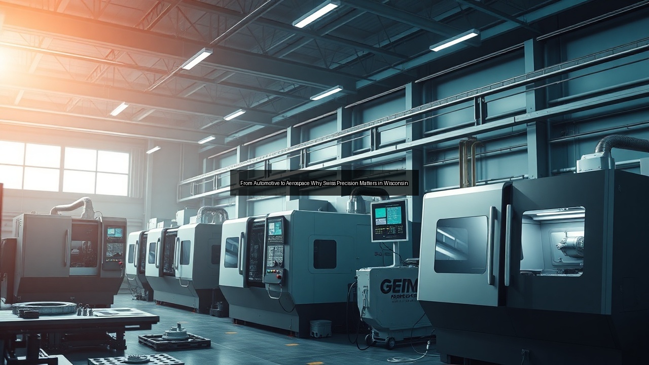 optics swiss cnc machining wisconsin swiss machining center electronics industry